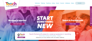 Teach Portsmouth website