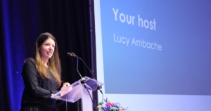 Lucy Ambache, host of the Teach Portsmouth Awards 2023