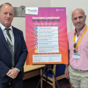Mike Stoneman, deputy director, education and Councillor Nick Dorrington, Cabinet Member for Children, Families and Education at Portsmouth City Council