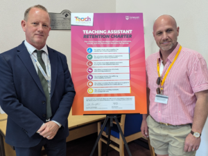 Mike Stoneman, deputy director, education and Councillor Nick Dorrington, Cabinet Member for Children, Families and Education at Portsmouth City Council